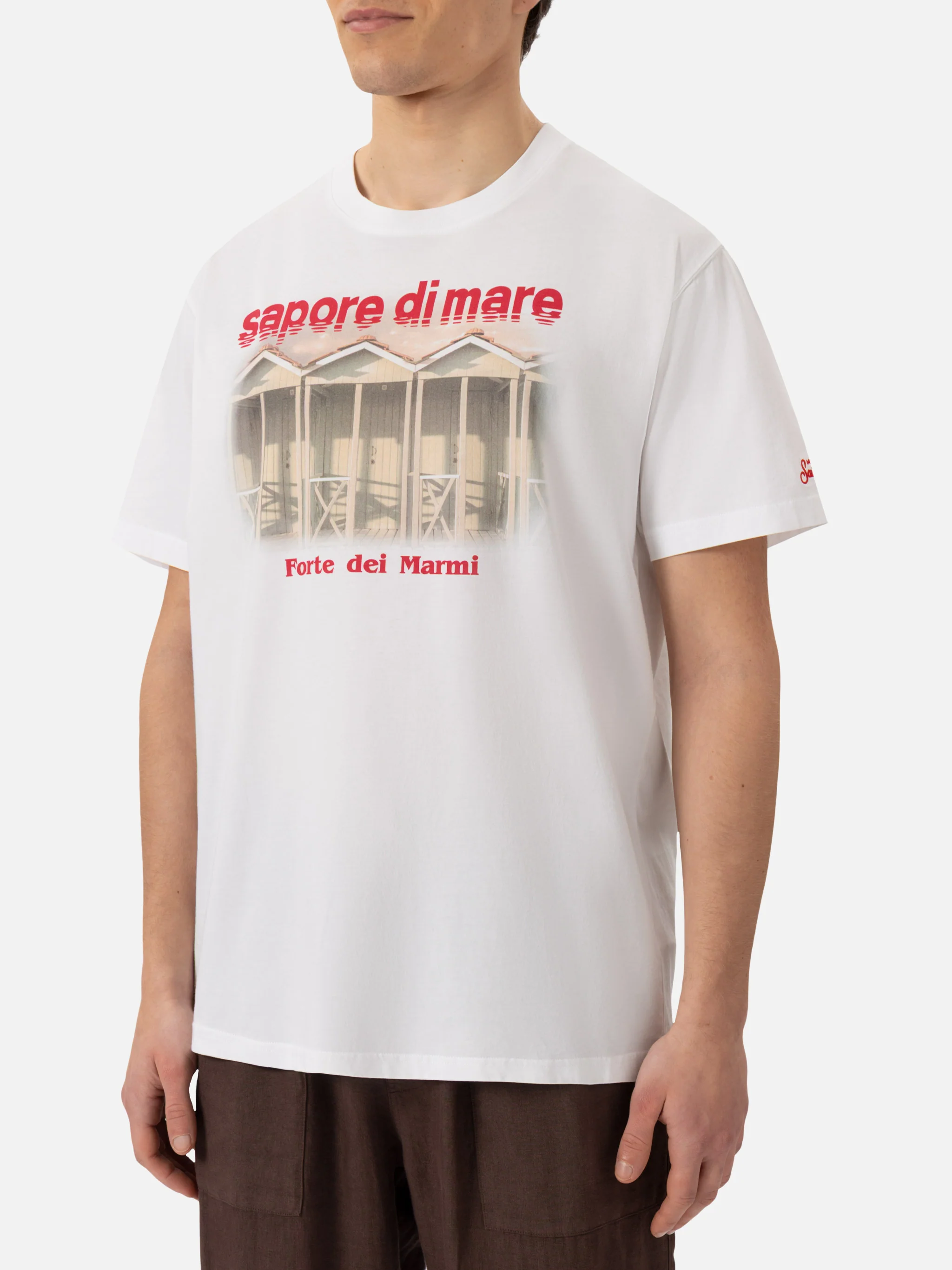Katoenen heren-T-shirt met 