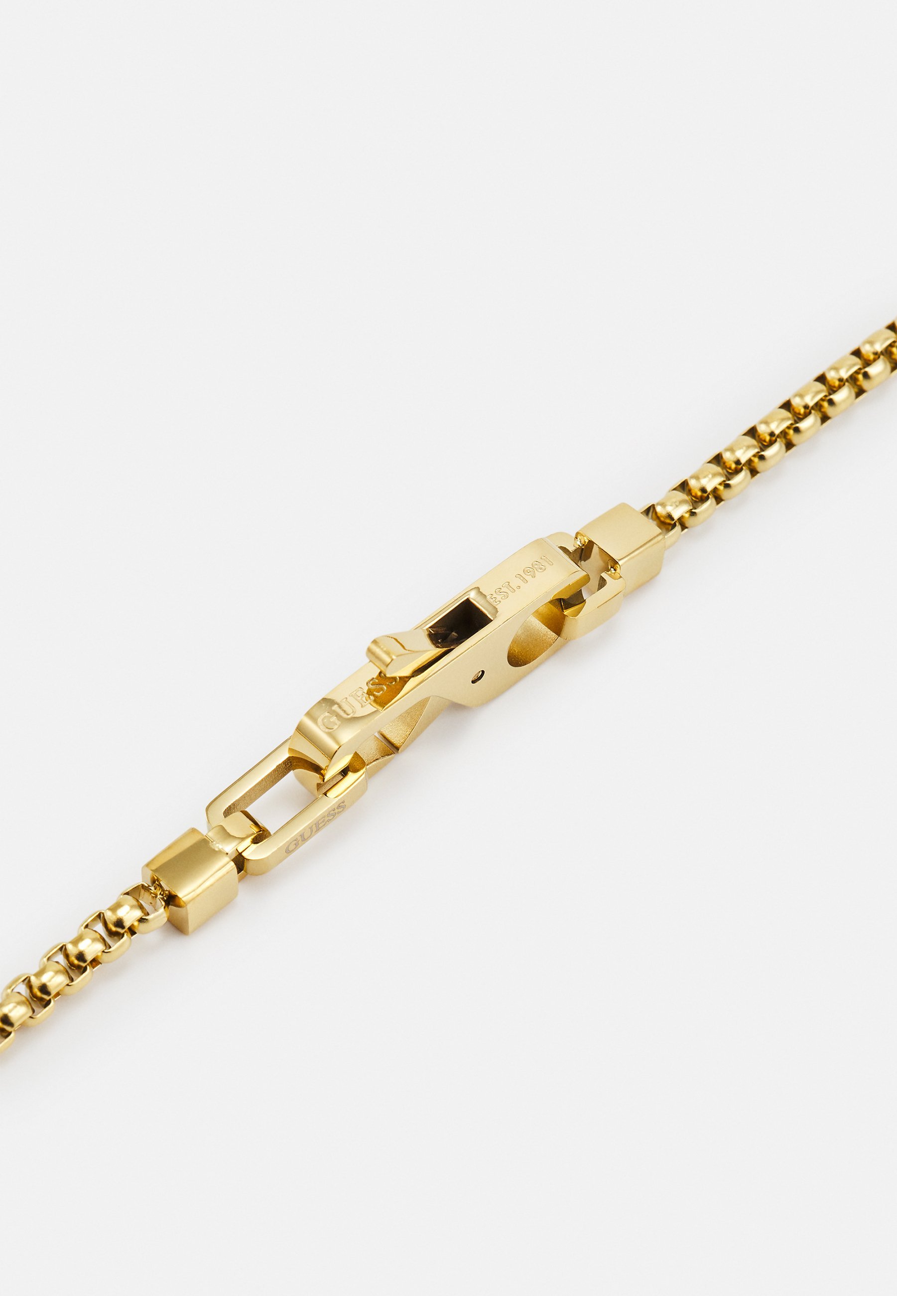 Guess LION KING - Halsketting - geelgoudkleurig/zwart