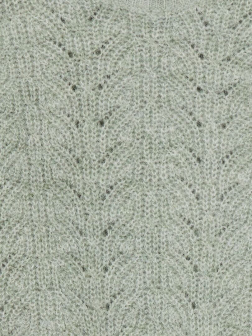 Suéter de tricô estampado - VERDE