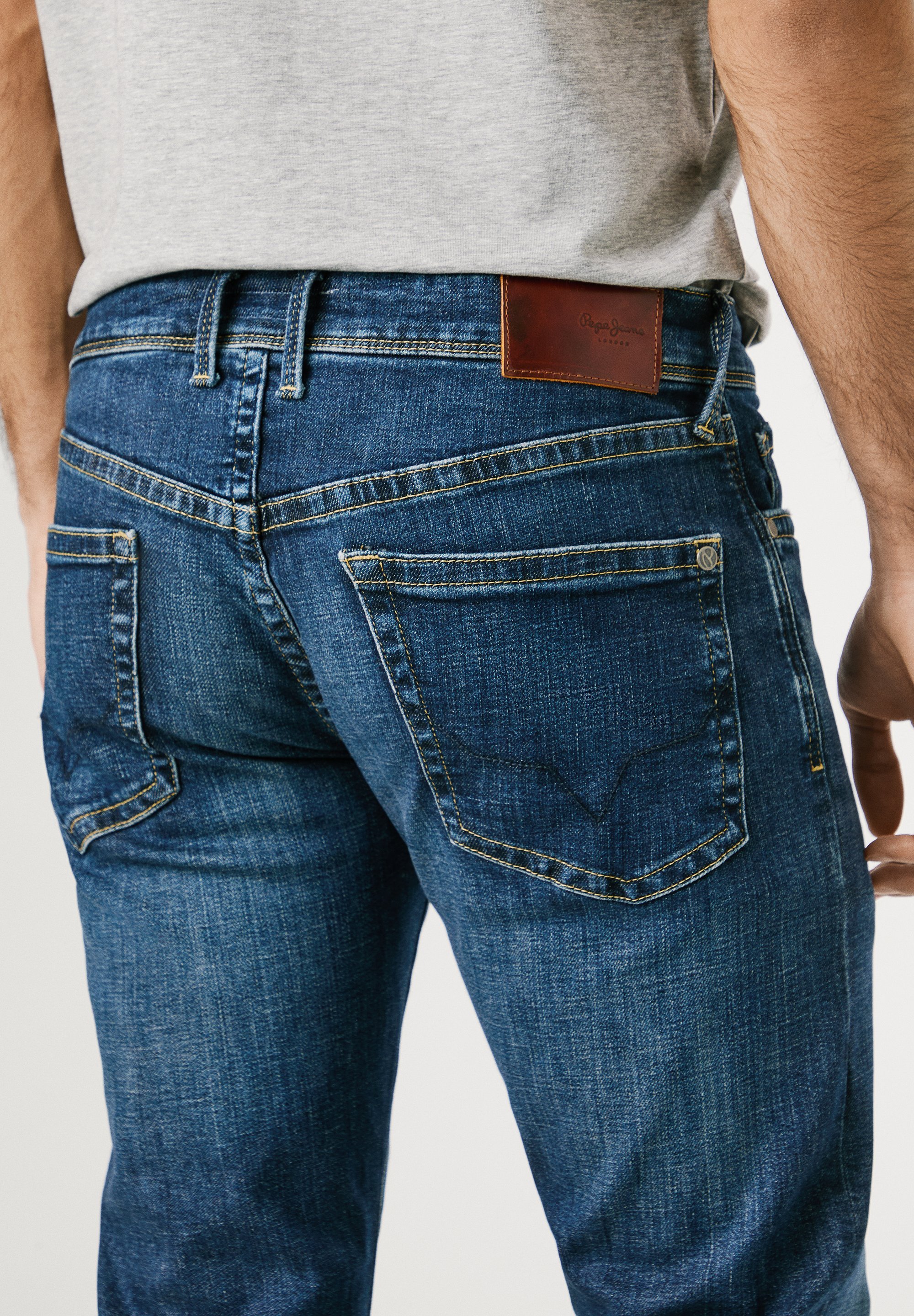 Pepe Jeans HATCH - Slim fit jeans - donkerblauwe denim