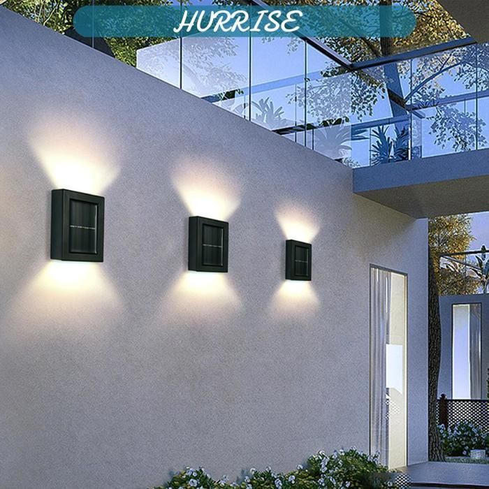Lampada da parete a LED solare impermeabile Sonew per esterni, ideale per illuminare piscine, scale e dissuasori luminosi.