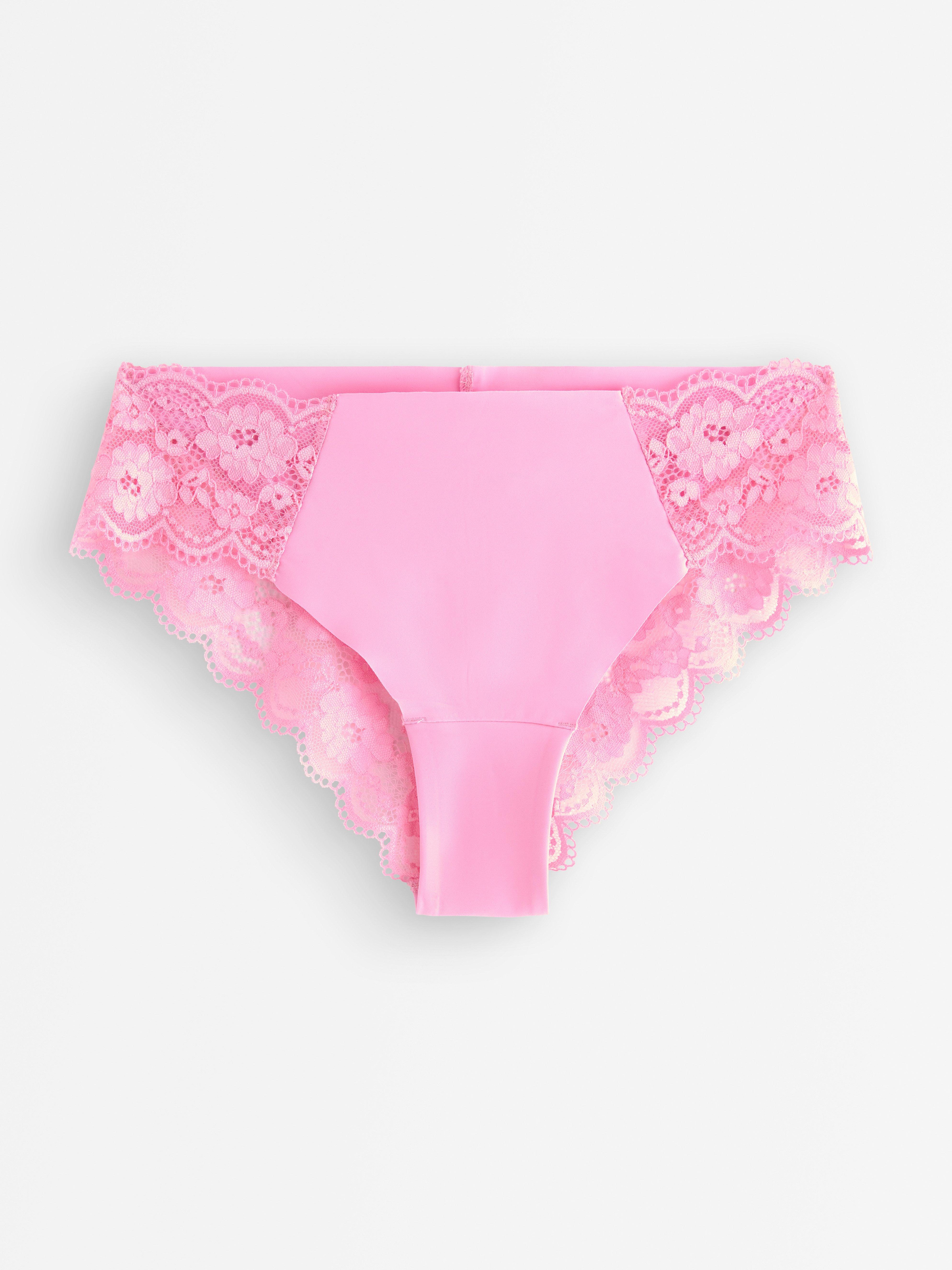 Braziliantrosor med normalhög midja Light Pink