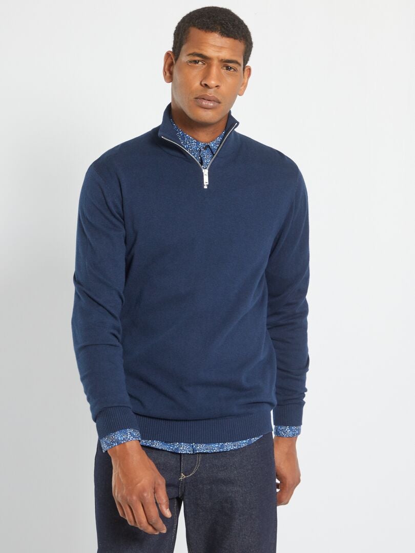 'Produkt' coltrui met rits - Blauw