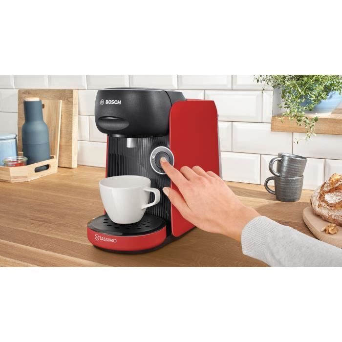 Cafetera multifunción BOSCH TASSIMO - TAS163E - T16 Finesse - 1400 W - 0,7 L - Roja