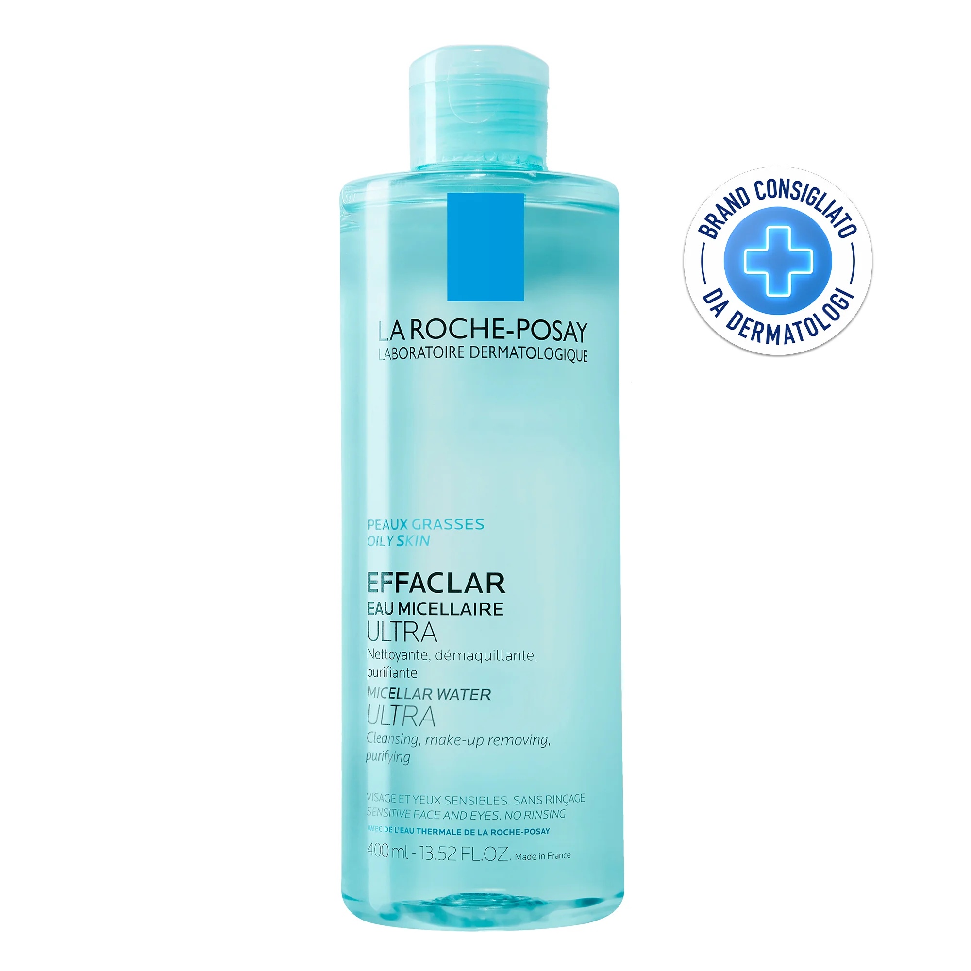 LA ROCHE POSAY Eau micellaire ultra-pure La Roche Posay Physiological Cleansers pour peaux grasses 400 ml
