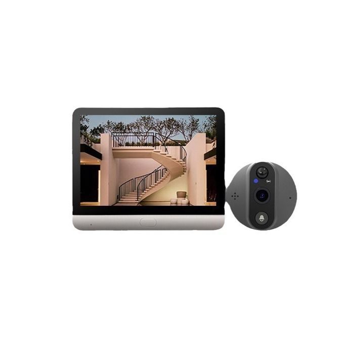Wired video intercom, HD video, motion detection, night vision, 4.3