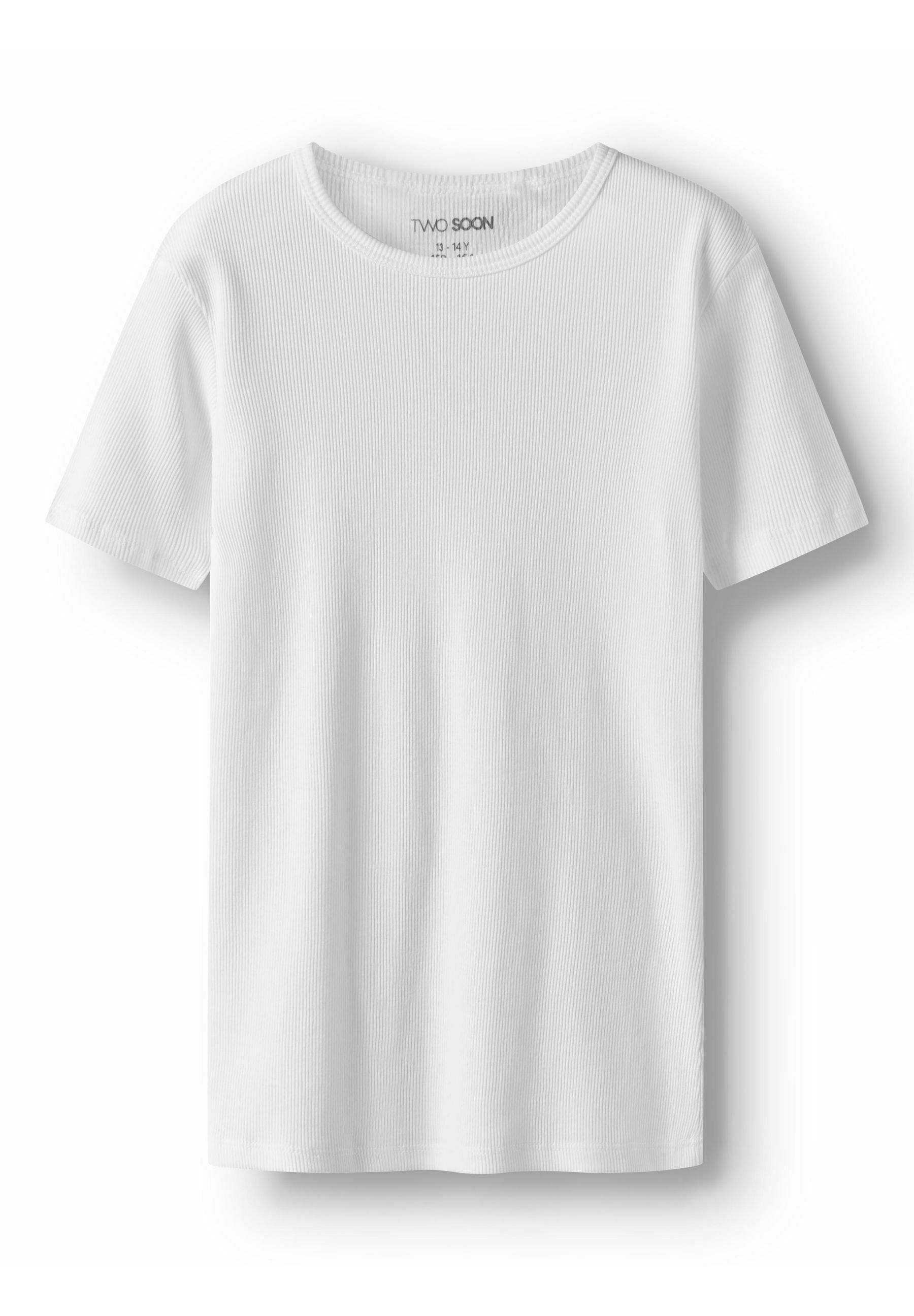 TWO SOON 2ER-PACK - Basic T-Shirt - strahlend weiß