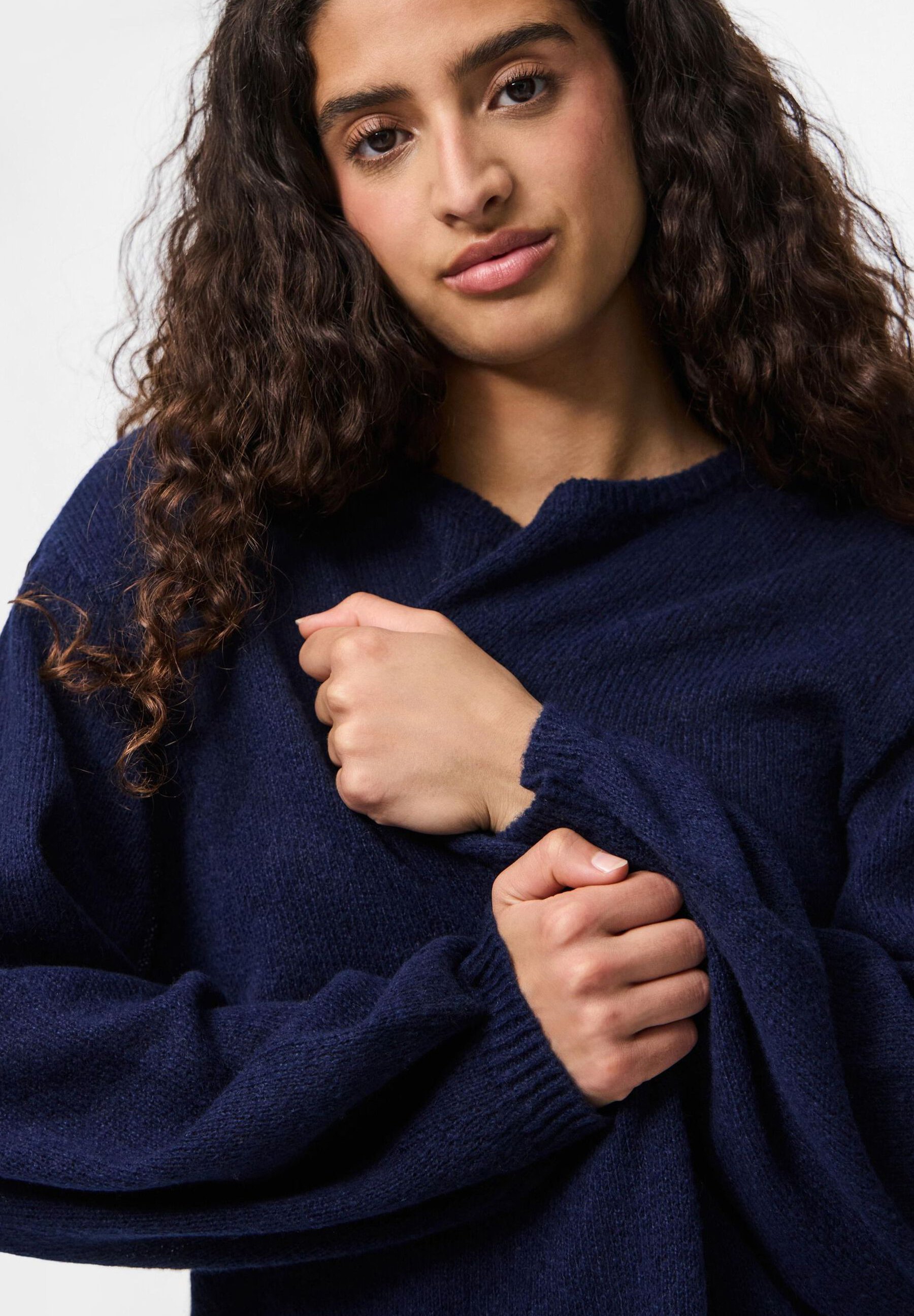 Pieces PCIDA O NECK - Jumper - blu marittimo