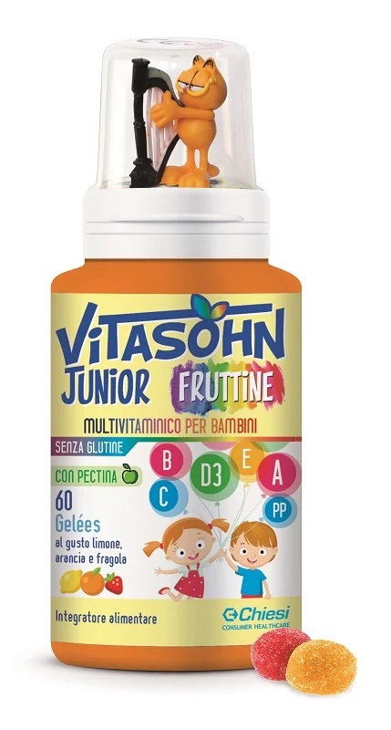 VITASOHN Vitasohn Junior Fruttine 60 koolhydraten vitaminen voor kinderen