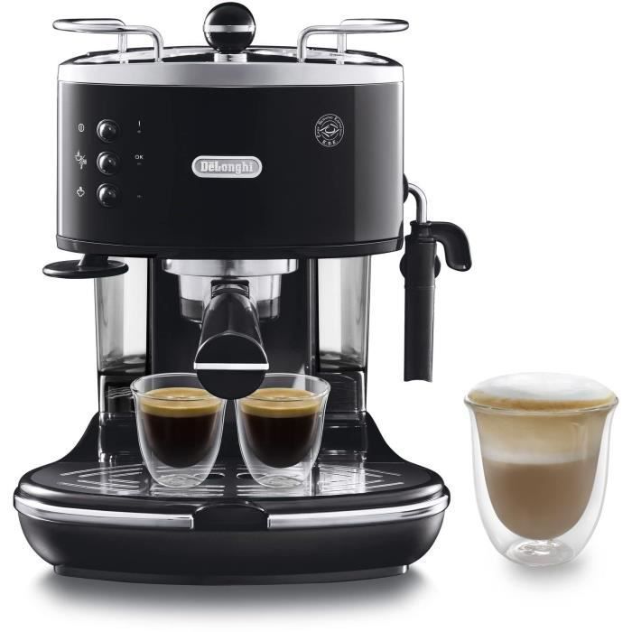 Cafetera espresso manual - De'Longhi - Icona - ECO311.BK - Negra