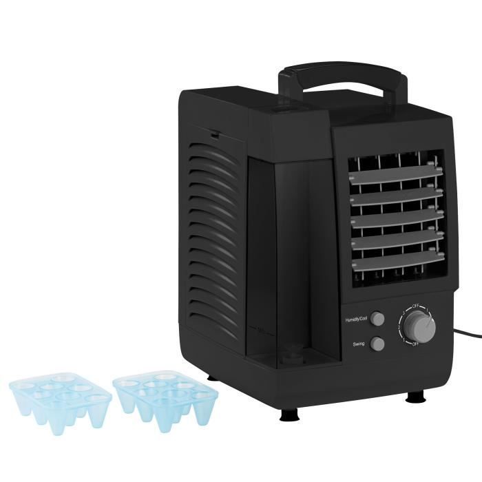 Rafraîchisseur d'air 3 en 1 - SICHLER HAUSHALTSGERATE - Noir - 60 W - 3 vitesses - Oscillation