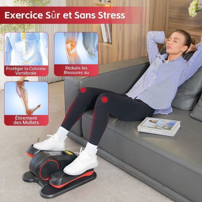 JOROTO YDE 10Mini Desktop Elliptical Trainer - Compact - Quiet ≤45 dB - 12 Programs - Remote Control