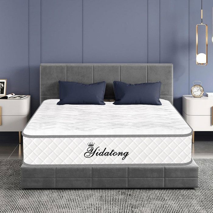 Colchón de 140x190 cm - Extra grueso de 30 cm - Muelles ensacados - Alta densidad - Espuma y látex - Soporte perfecto - Colchón para adultos