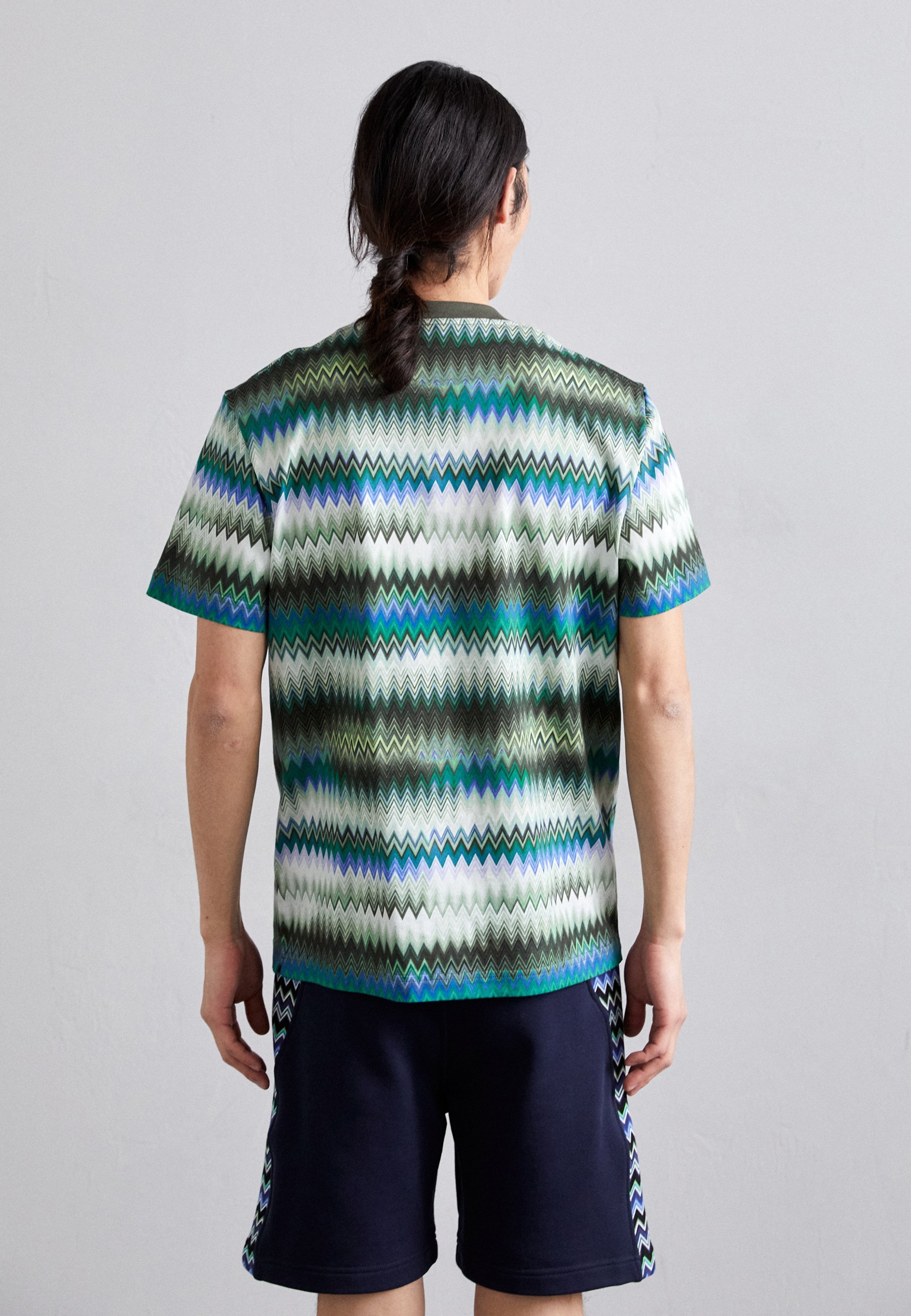 T-shirt Missoni a maniche corte con stampa - tonalità di verde