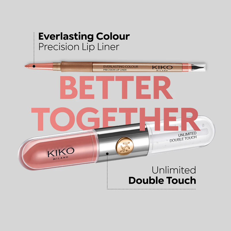 KIKO Milano Unlimited Double Touch Langhoudende Vloeibare Lippenstift met Glans