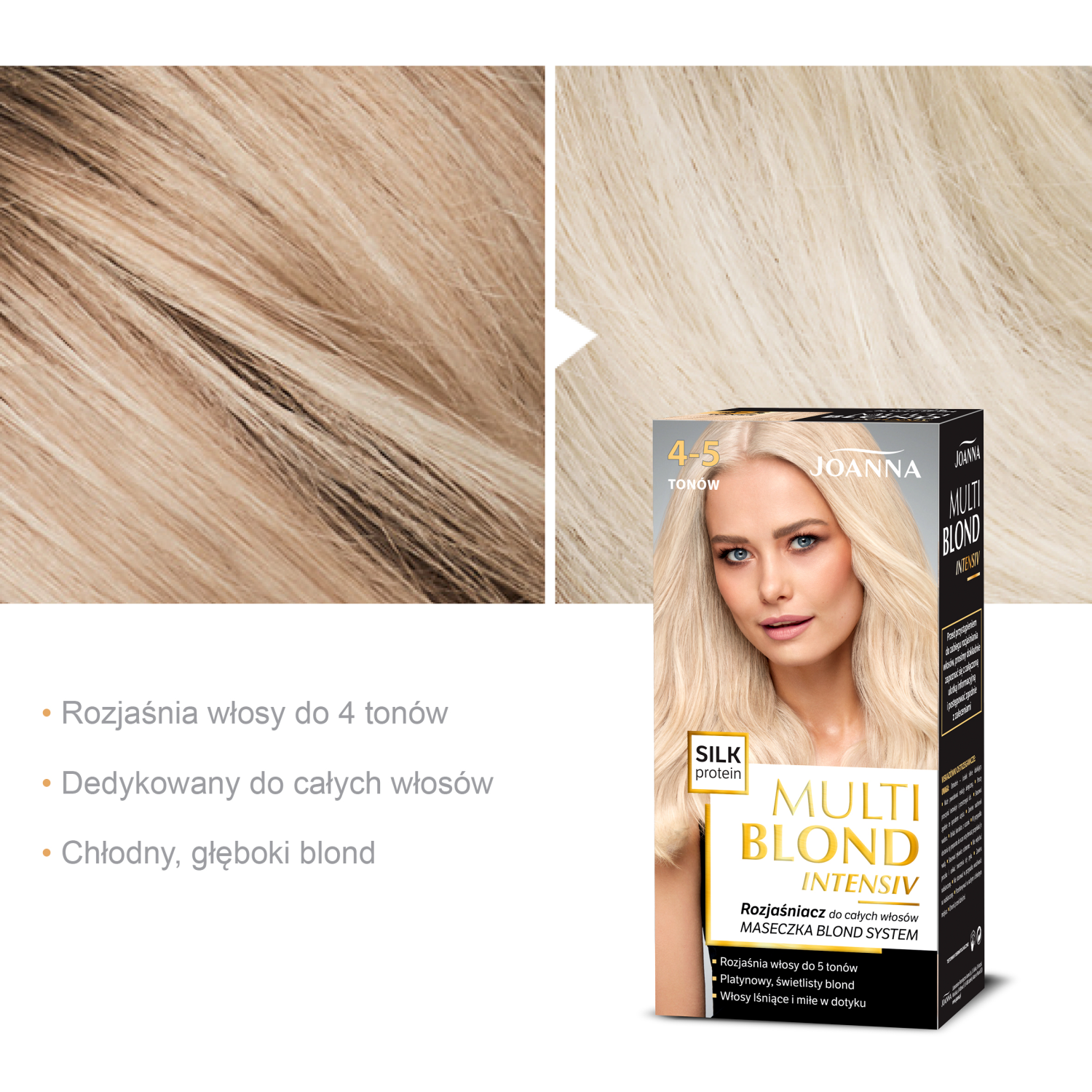 Joanna Multi Blond Intensive zesvětlovač 4-5 tónů pro celé vlasy