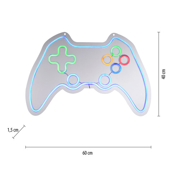 LED-Neon-Schild Gamer