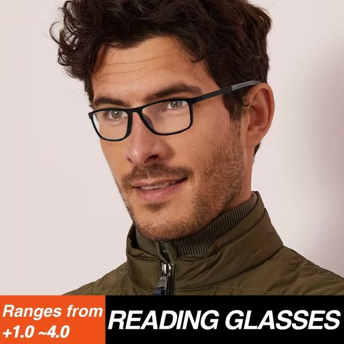 Lesebrille – IKYS – Klassisch – Schwarz – Ultraleicht – 3,5 Dioptrien