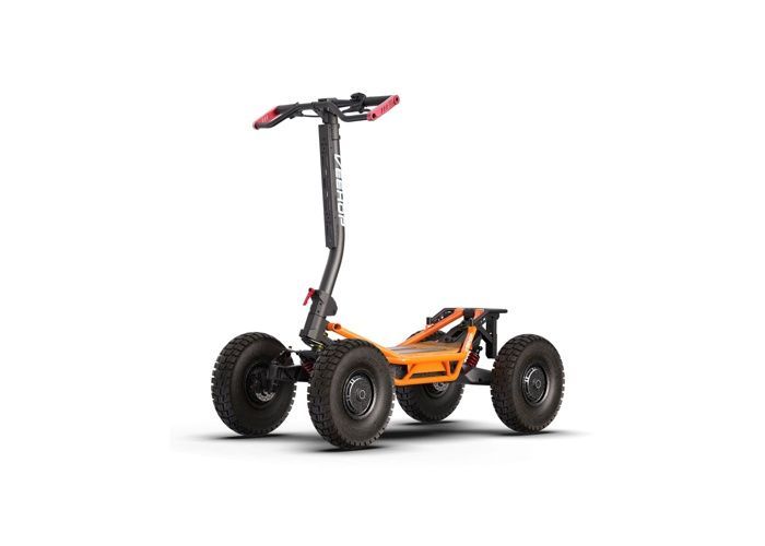 Scooter eléctrico todoterreno de 4 ruedas VEEHOP para personas con movilidad reducida y personas mayores, con motores duales de 3200 W - 60 V 24 Ah.