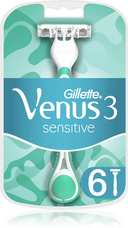 Gillette Venus 3 Sensitive wegwerpscheermesjes