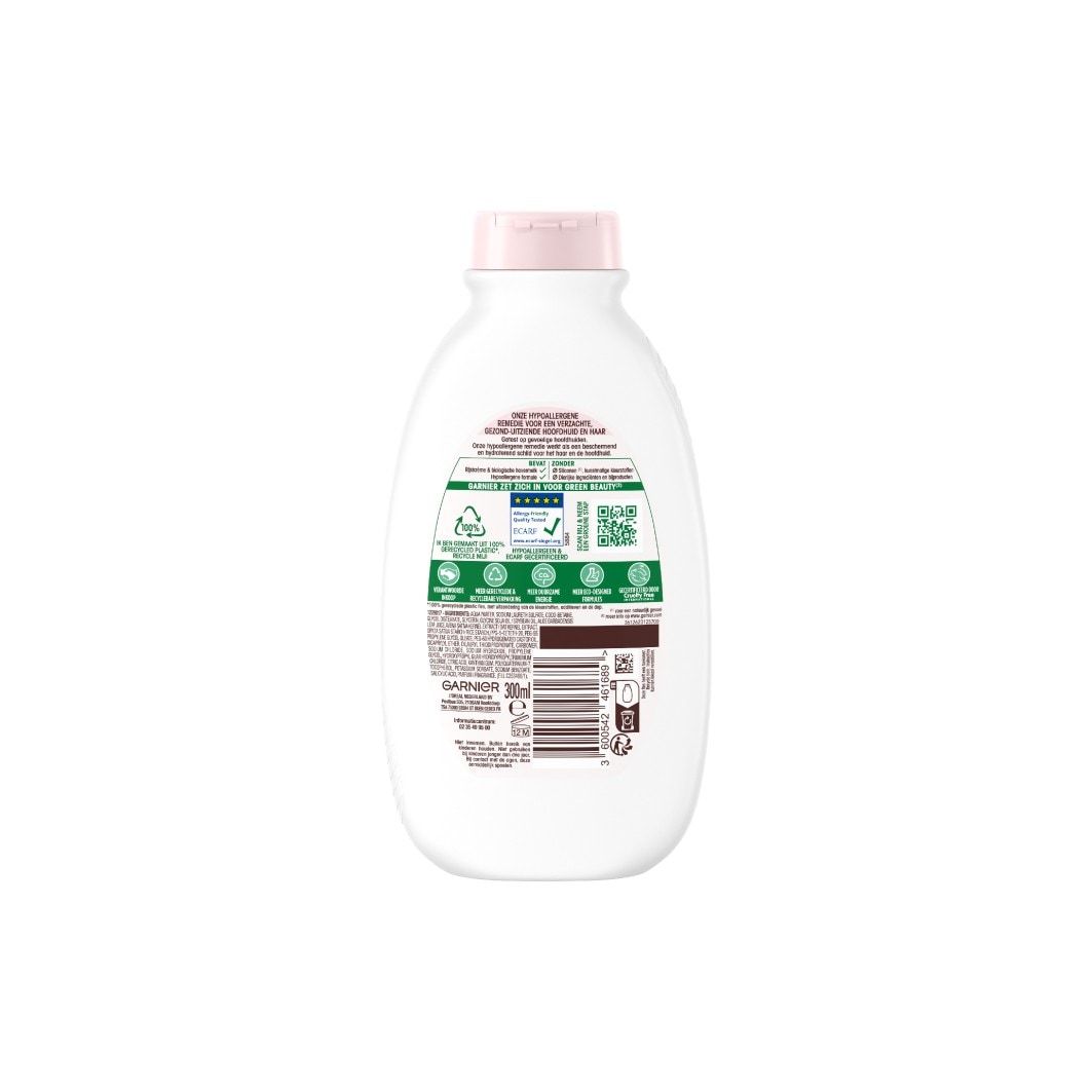 Garnier maigais auzu šampūns normāliem matiem un jutīgai galvas ādai, 300 ml