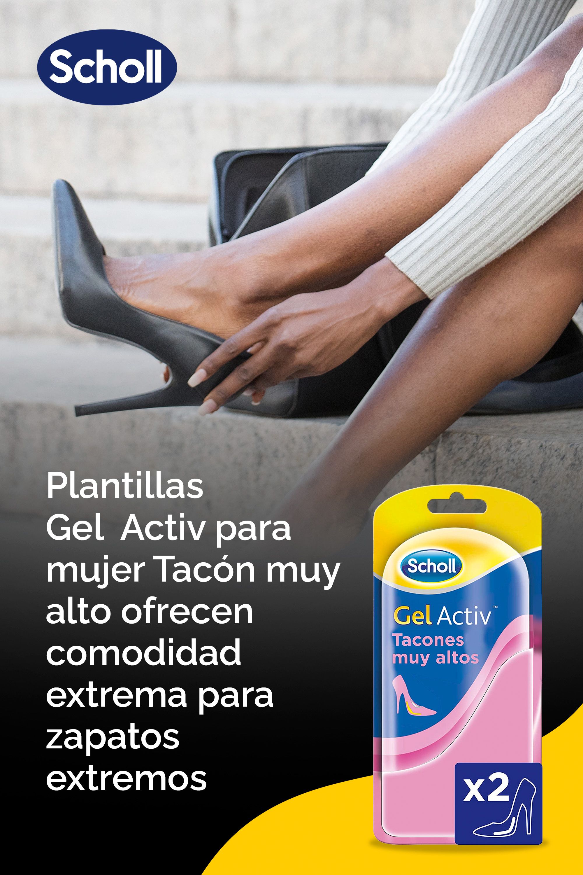 Gel Activ ulošci za vrlo visoke pete Ljekarnički proizvodi za njegu stopala