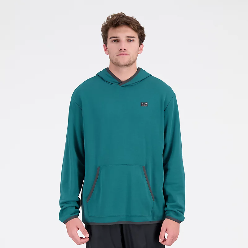 AT French Terry hoodies voor heren - VINTAGE TEAL