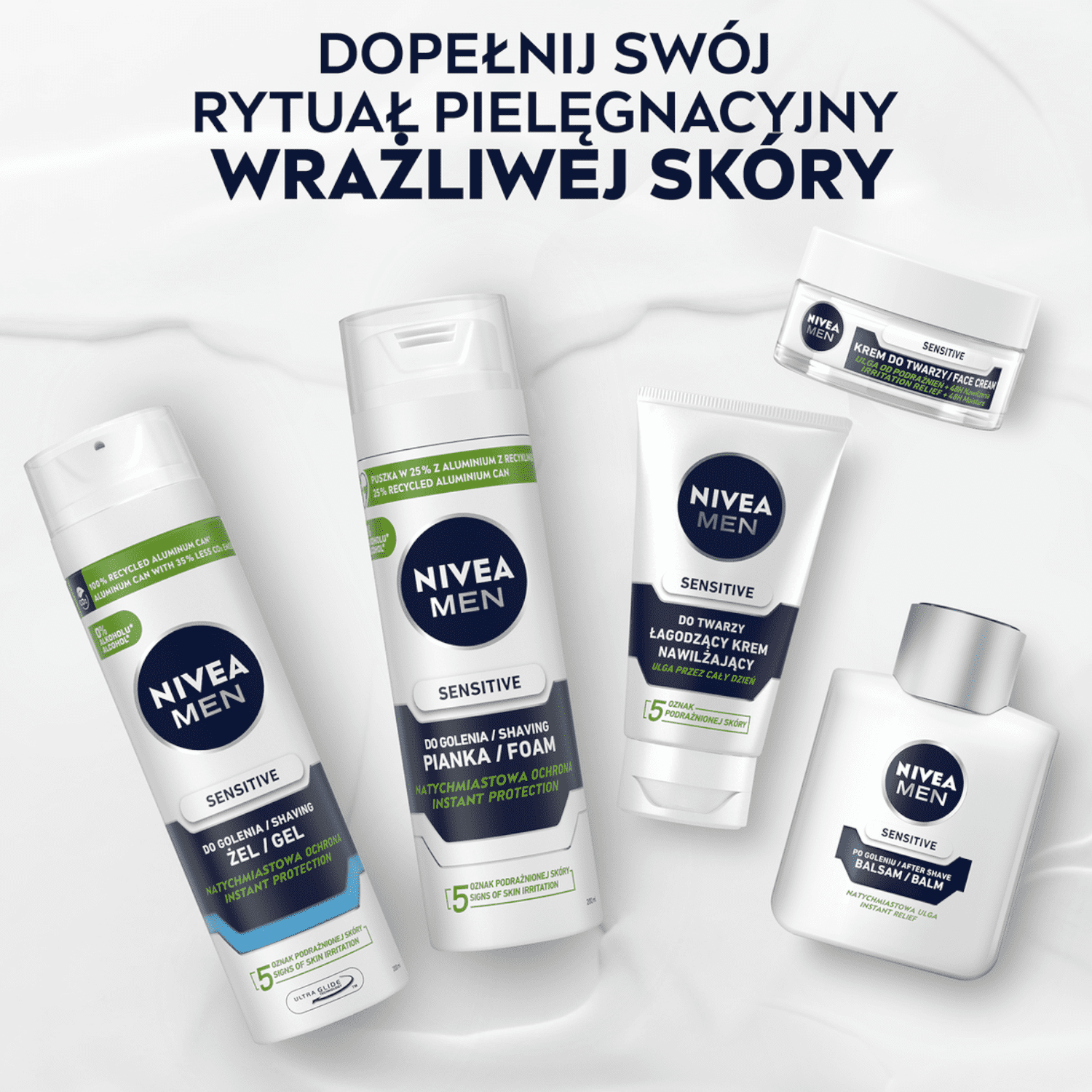 Balsam după ras calmant Nivea Men 100 ml pentru bărbați sensibili