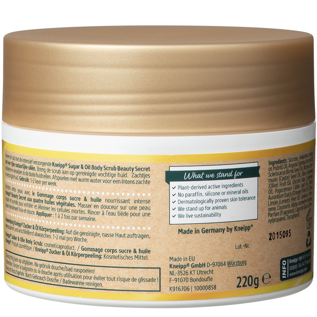 Body Scrub SUGAR OIL BEAUTY SECRET 220GR - 220 g