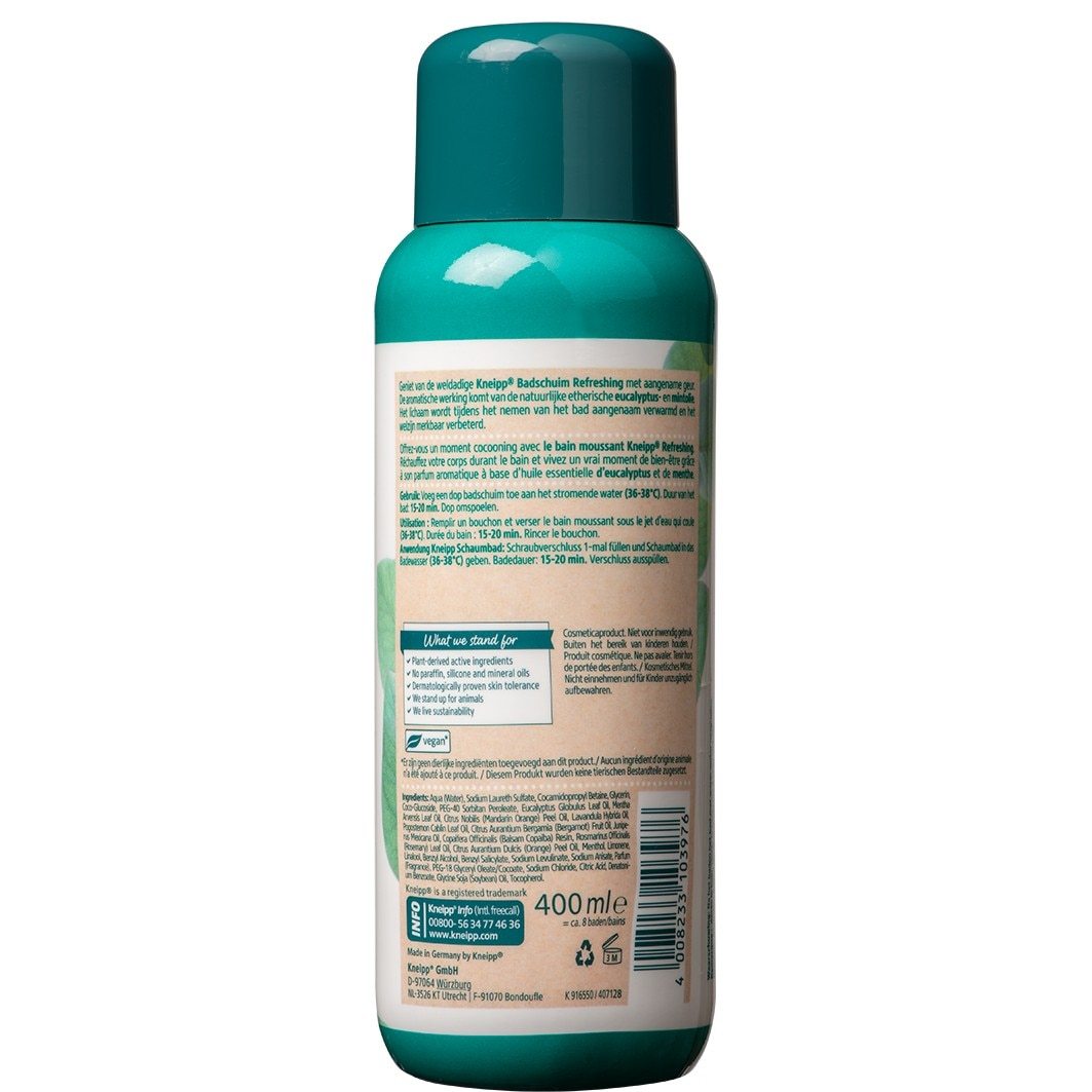 Kneipp osvježavajuća pjena za kupanje 400 ml - 400 ml