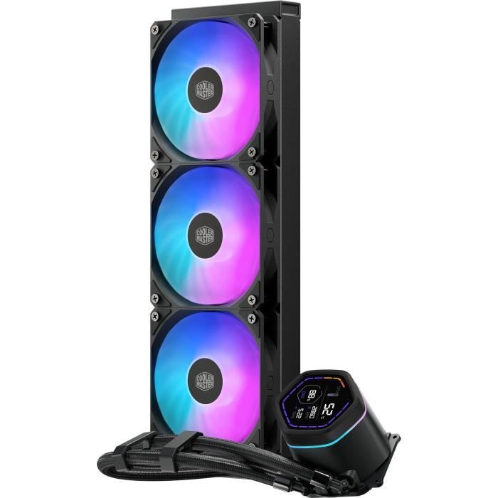 COOLER MASTER - MasterLiquid Core Nex Digital 360 Black ARGB - MLX-D36M-A18PA-RD - Waterkoeling - Ventilator Ø 120 mm