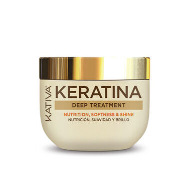 Kativa Keratina Nutrition Syvähoito Silottava Ravitseva Naamio Tylsille Hiuksille 300 ml