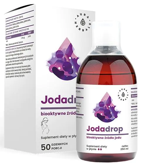 Aura Herbals Jodadrop, Płyn doustny zawierający jod