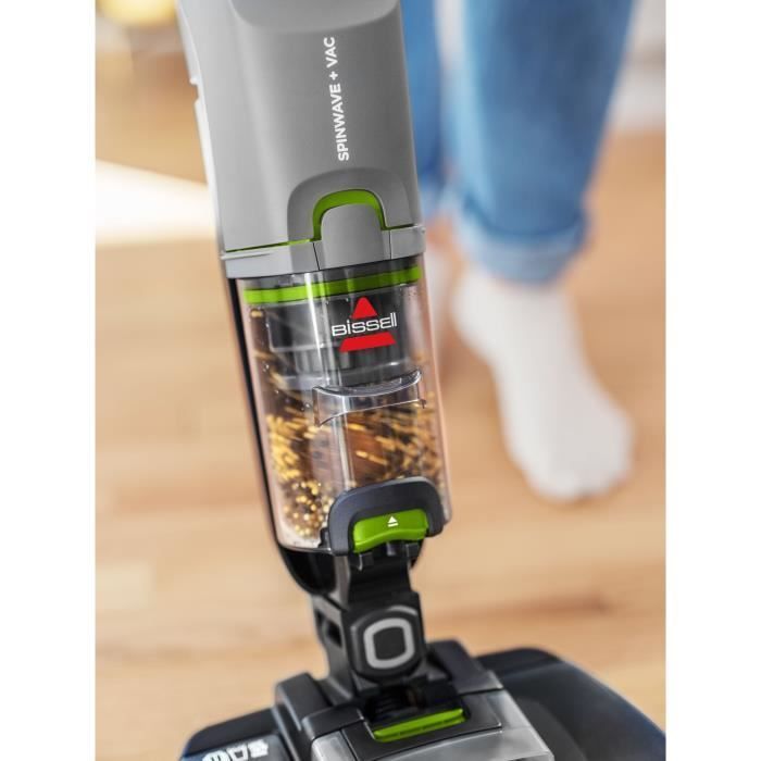 BISSELL SpinWave + Vac Pet Select - Aspirapolvere/Pulitore senza fili - 25,9 V - 3 modalità - 70 min