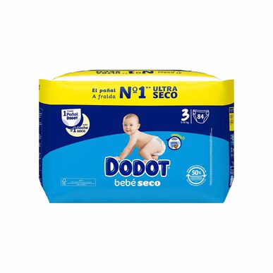Dětské plenky Dodot Extra Absorption 6-10 kg Velikost 3 84 kusů 84 kusů