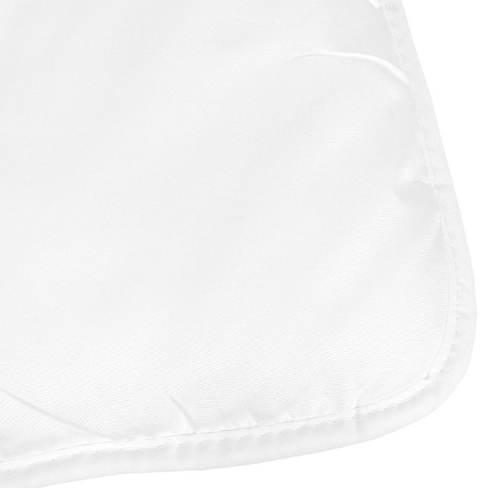 Set copripiumino estivo 120x150 cm, imbottitura 100% poliestere 200 g/m², e cuscino 40x60 cm, GAVROCHE bianco
