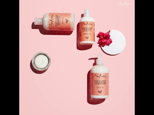 Šampon SheaMoisture s kokosem a ibiškem pro kudrlinky a lesk vlasů 384 ml