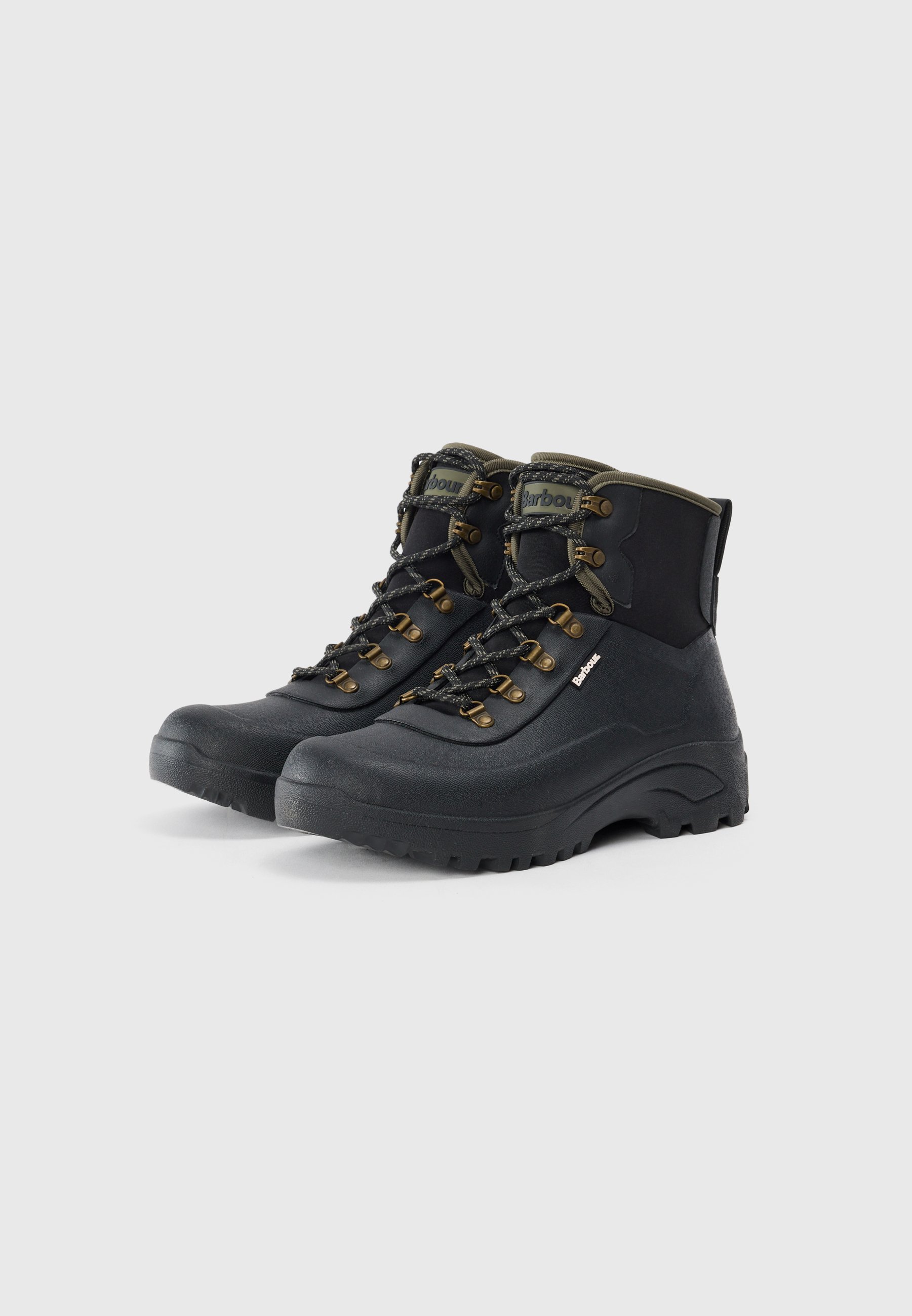 Barbour MARLOW - Enkellaarsjes met vetersluiting - zwart