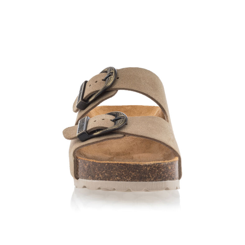 Beige sandaler / åben tå sko til kvinder