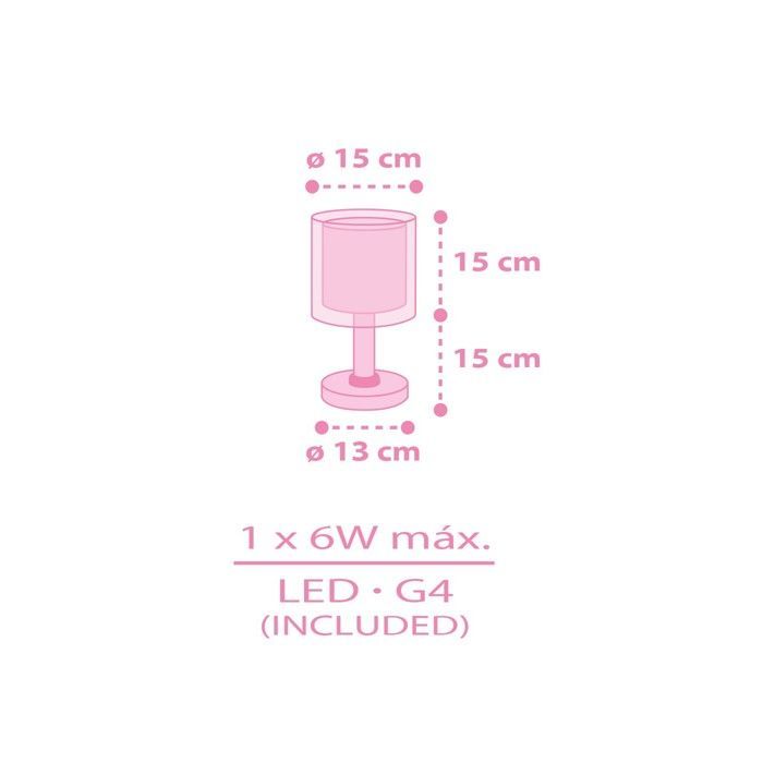 Lámpara de noche LED infantil DALBER Hello Kitty y sus amigos (Kuromi, My Melody, Cinnamoroll) Rosa - Lámpara de mesita de noche