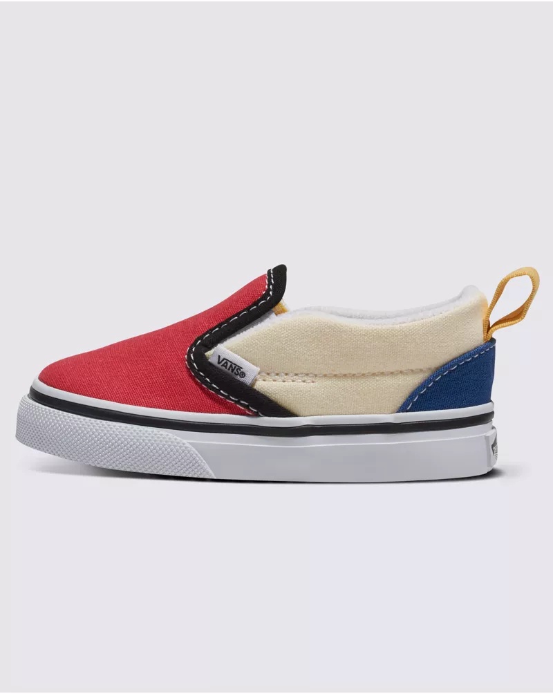 Toddler Classic Slip-On V Color Block Shoe