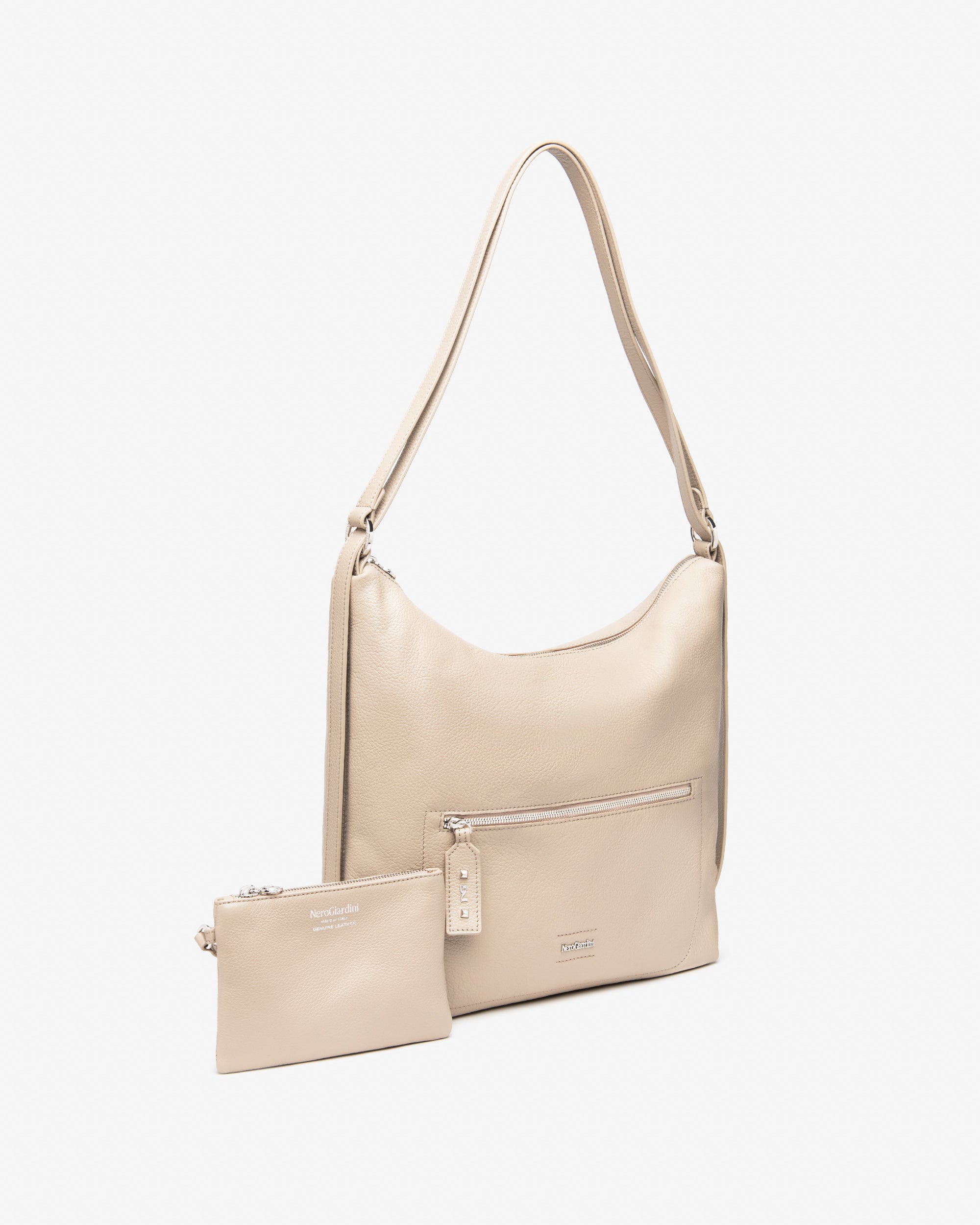  Hobo-Tasche aus Leder für Damen