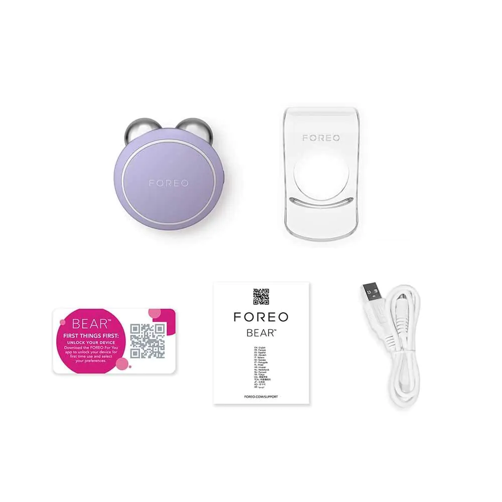 Foreo Bear Mini Lavender Urządzenie do modelowania twarzy