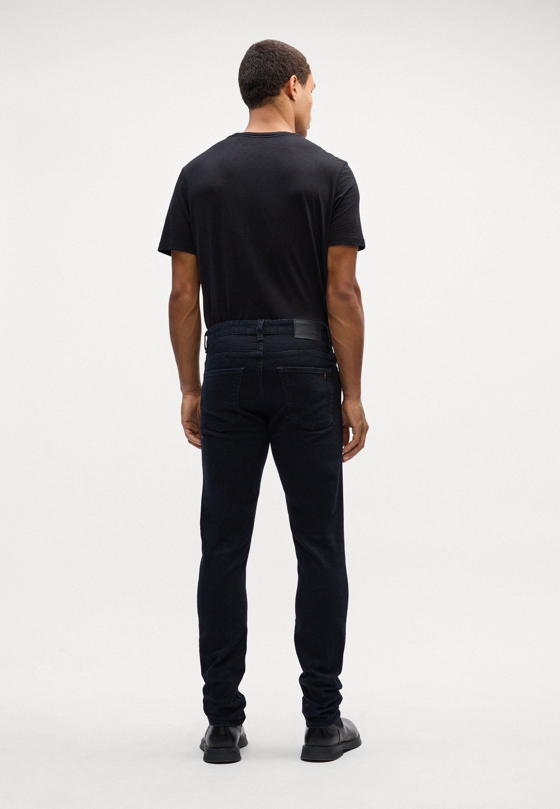 BOSS DELAWARE - Džíny Slim Fit - black