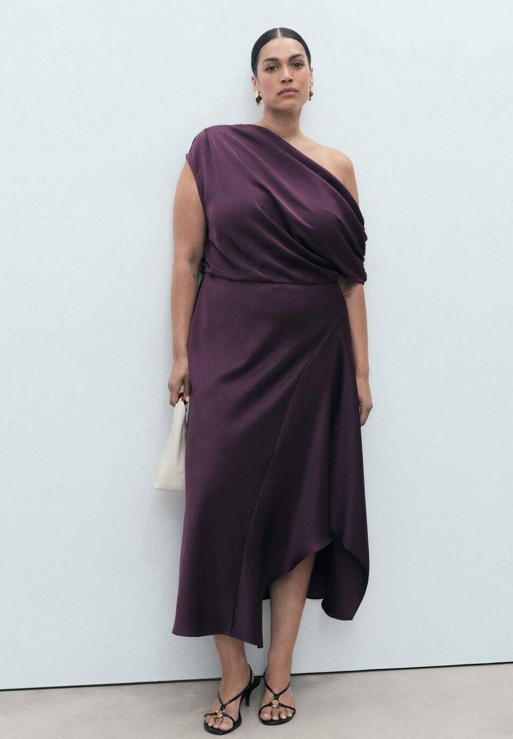 Mango spoločenské šaty - fialové