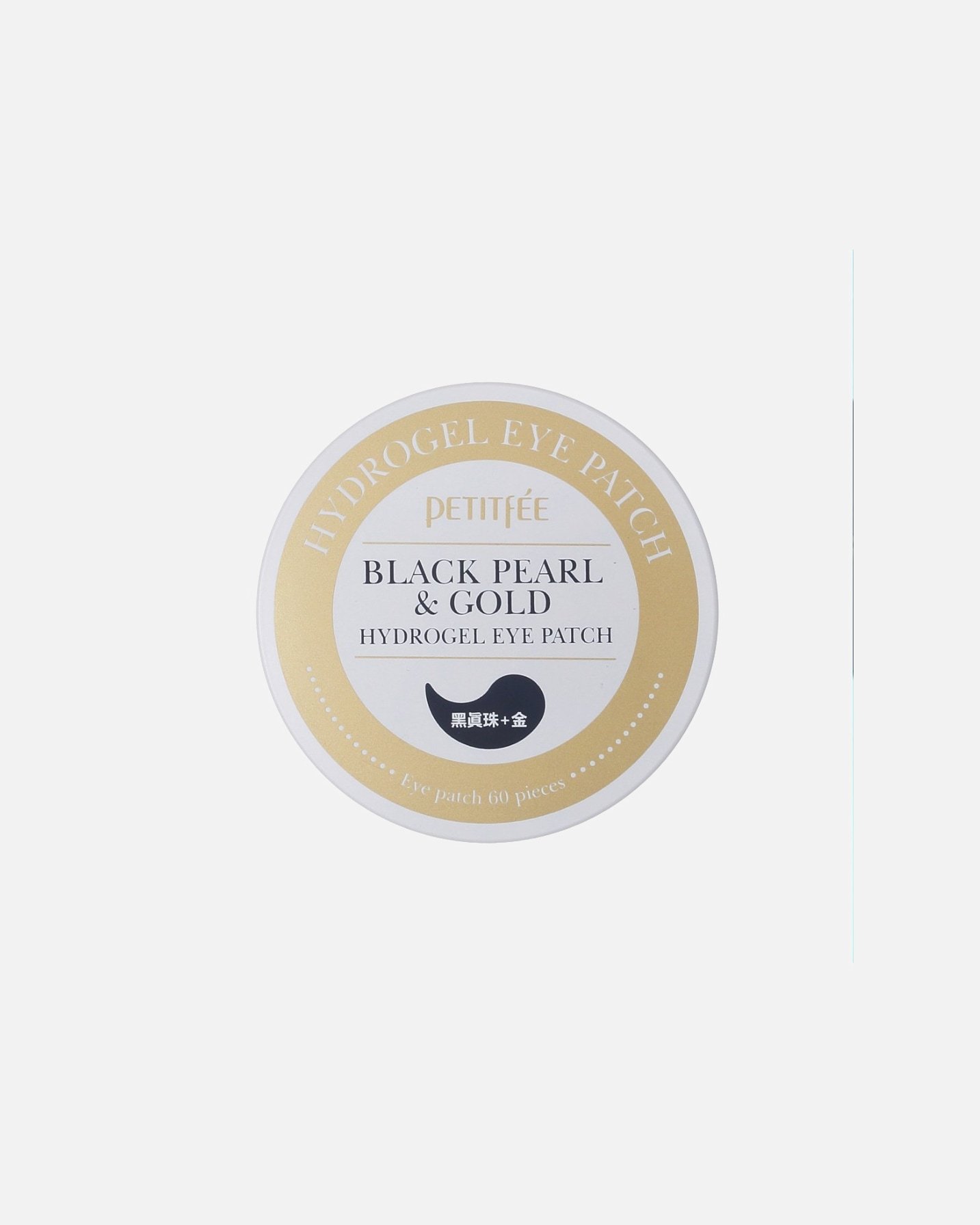Petitfee Augenpads PETITFEE Schwarze Perle & Gold Hydrogel-Augenpads - 30 Paar