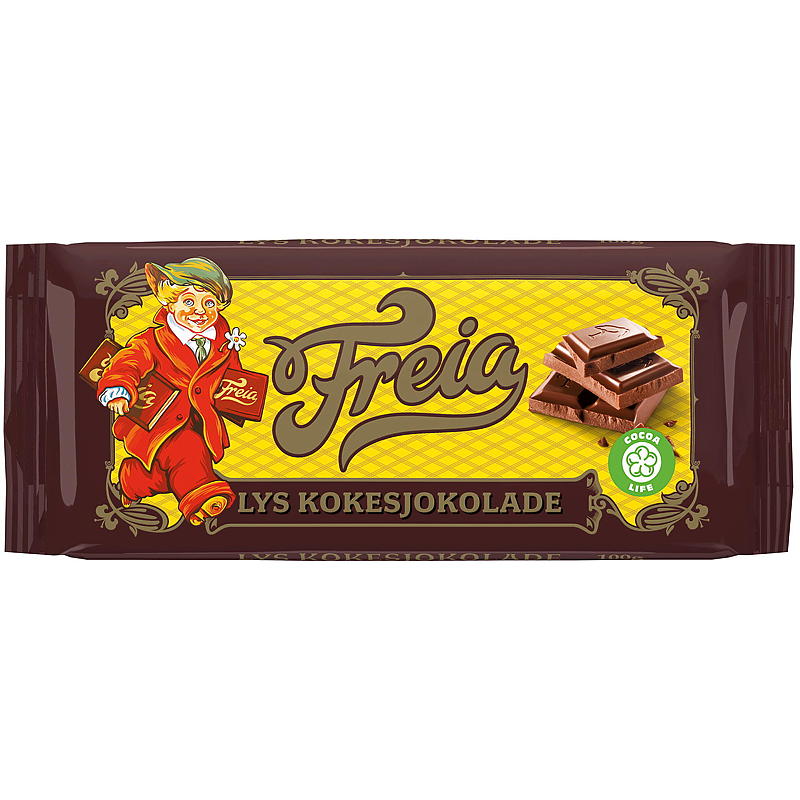 Freia Light kookchocolade 100 g, Freia