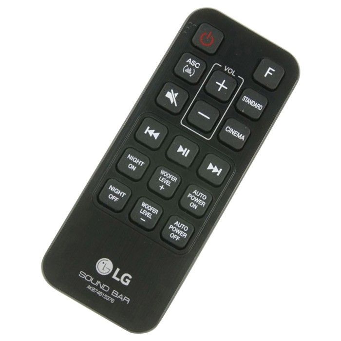 Control remoto de audio, sistema de alta fidelidad LG AKB74815376, AKB74815341