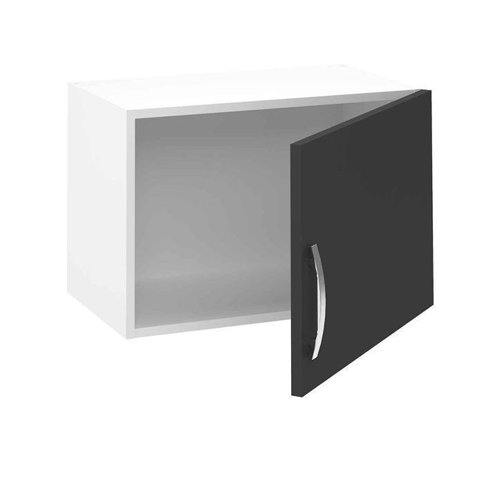 Pensile da cucina con 1 anta, grigio - Altezza 40 x Lunghezza 60 x Profondità 35 cm