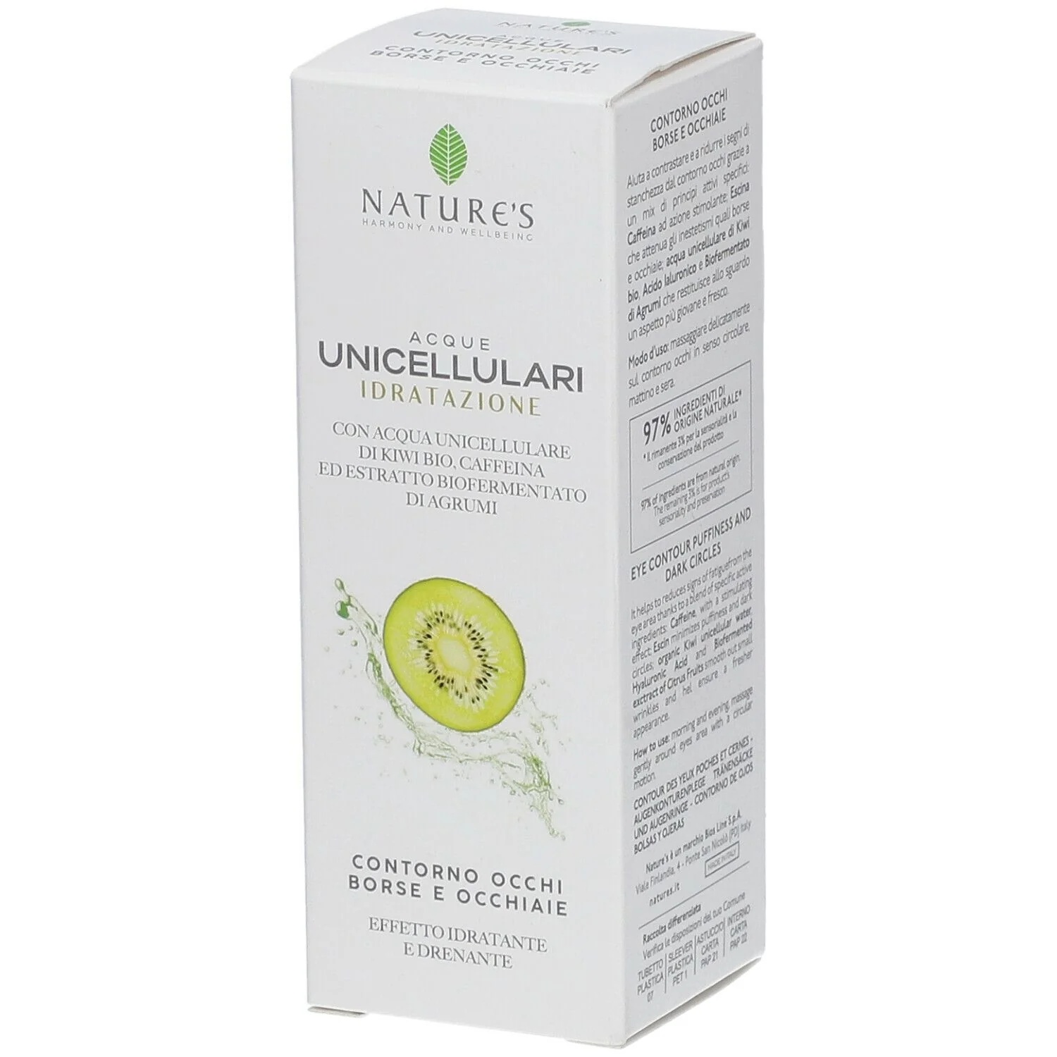 Unicell Waters tegen wallen onder de ogen
